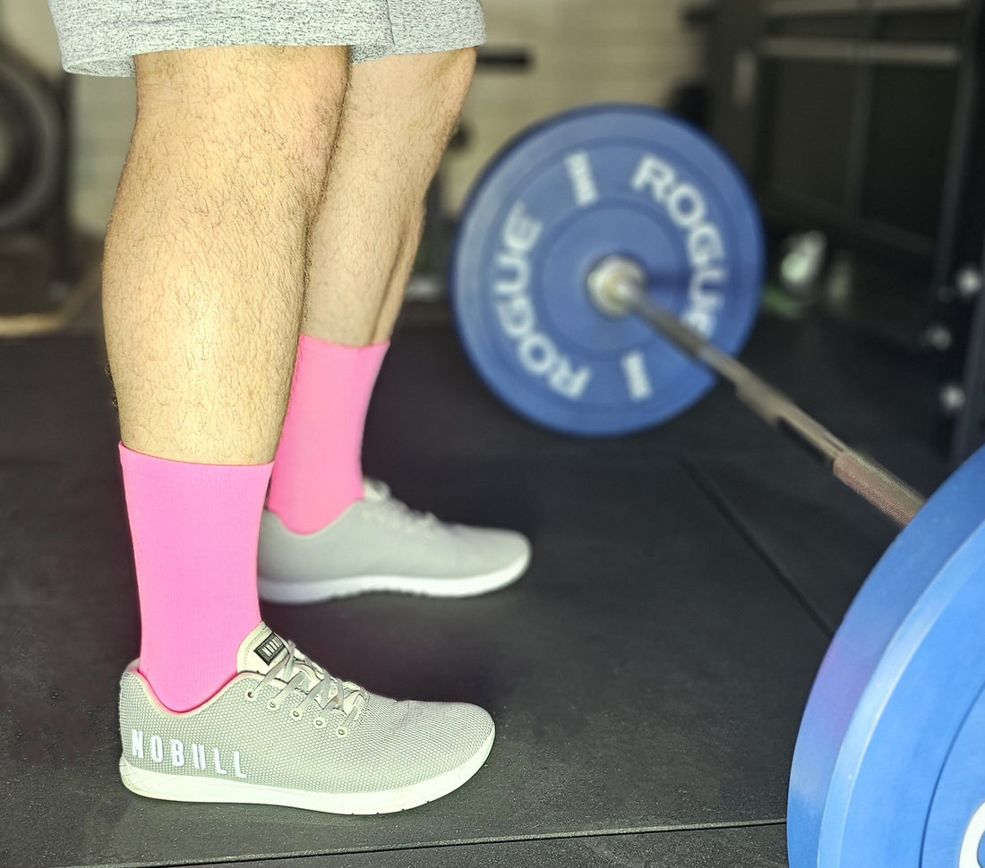 Vibrant socks rise in the fitness community