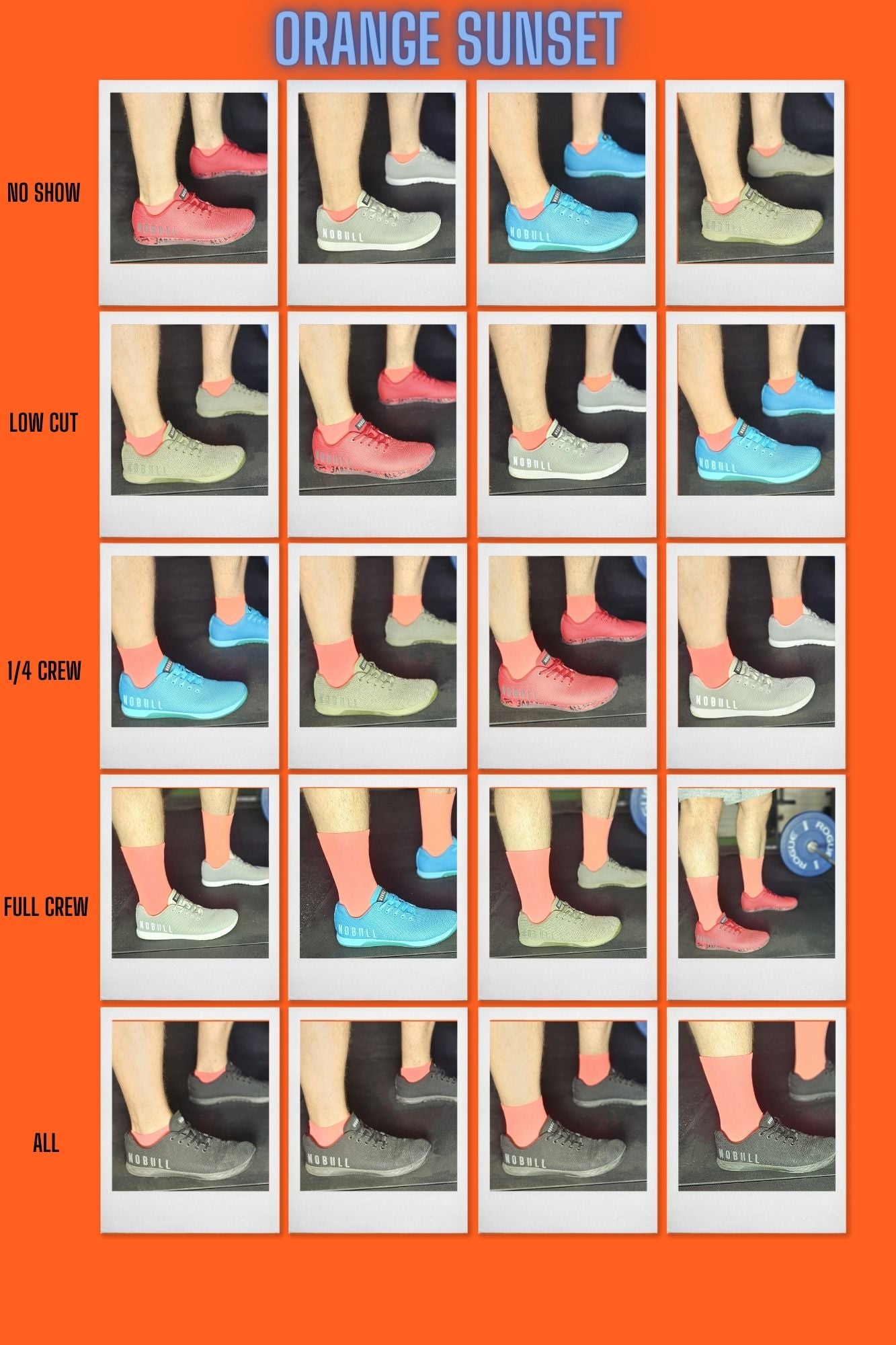 Orange Crush Boosters - No Show Cut (Invisible)